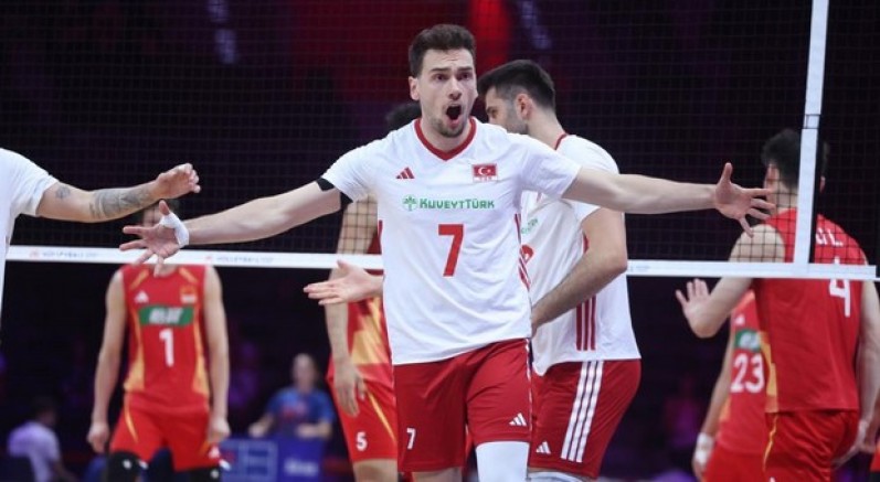 A Milli Erkek Voleybol Takımı, Çin’i 3-0 mağlup etti