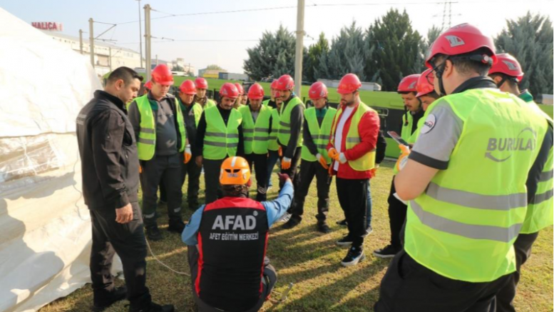 AFAD’dan BURULAŞ’a afet eğitimi