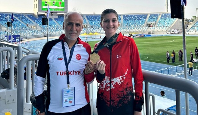 Akdeniz'de altın madalya Şahin'in