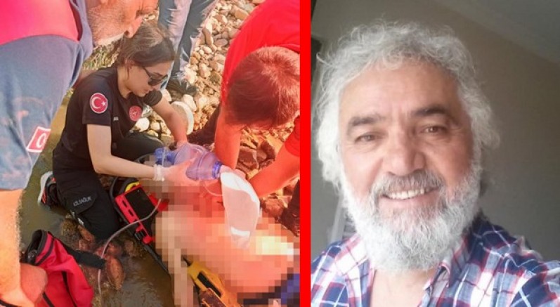 Akıntıya kapılan yaşlı adam hayatını kaybetti