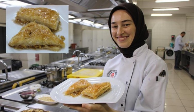 Amasya'nın yeni lezzeti ‘elmalı baklava'