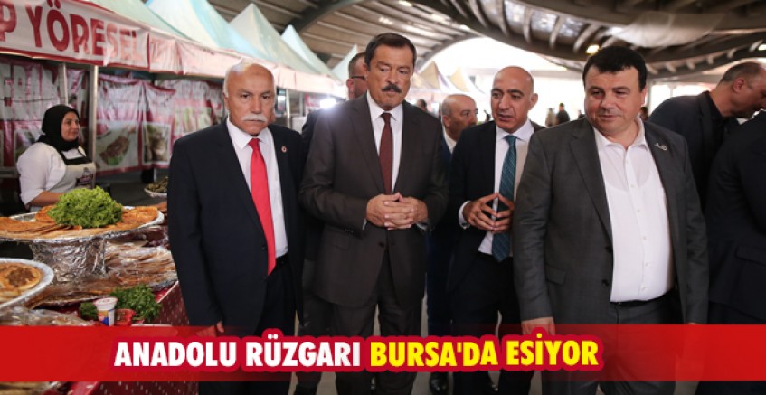 Anadolu rüzgarı Bursa'da esiyor