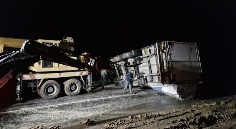 Ankara-Tokat karayolu saatlerce ulaşıma kapandı