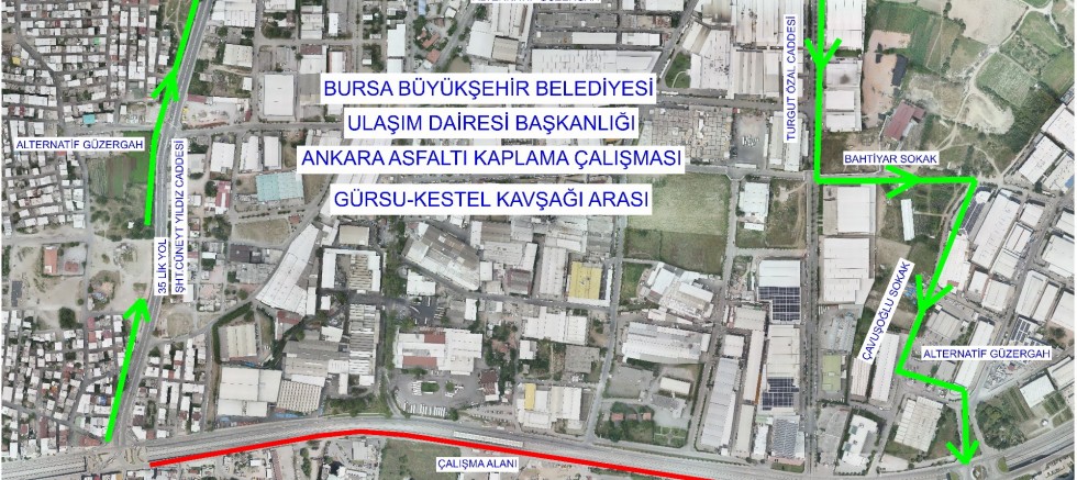 Ankara yolu'nda trafik düzenlemesi