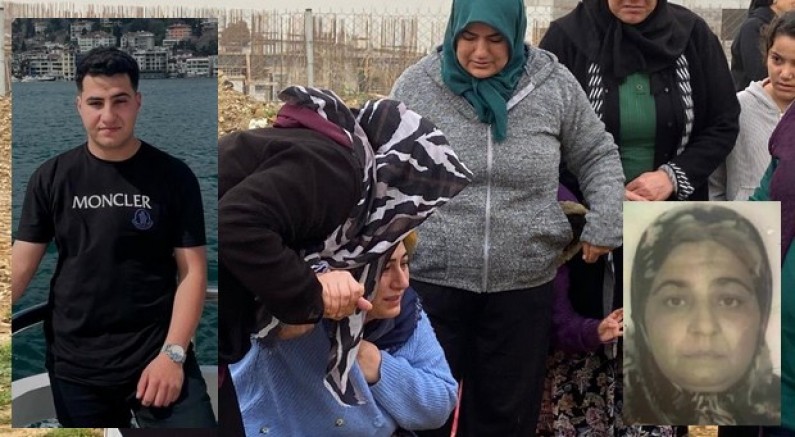 Anne oğul gözyaşları içinde yan yana toprağa verildi
