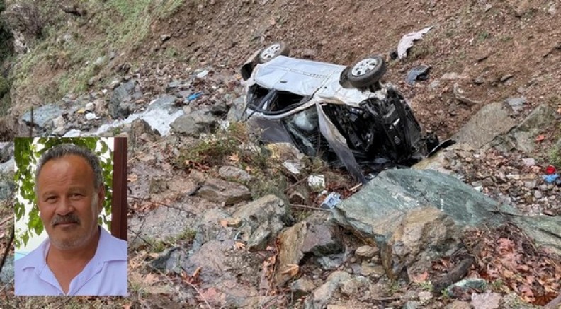 Araç dereye uçtu, 1 kişi hayatını kaybetti