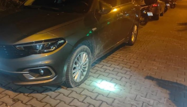 Araç lastiklerini bıçaklayan şahıs tutuklandı