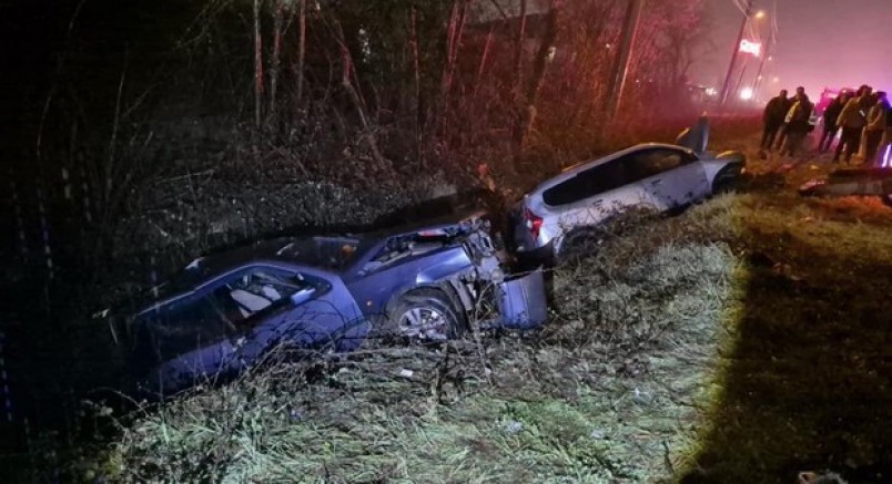 Aşırı yağış kazayı beraberinde getirdi: 6 yaralı