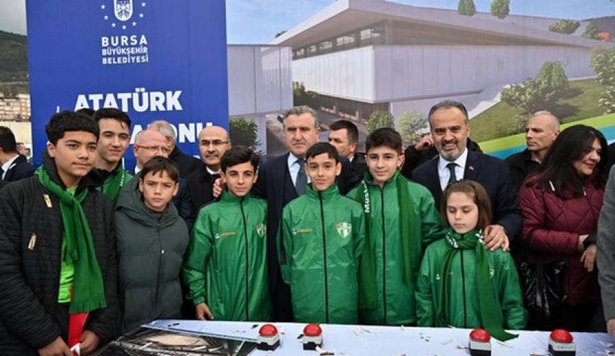 Atatürk  Spor Salonu’nun temeli atıldı