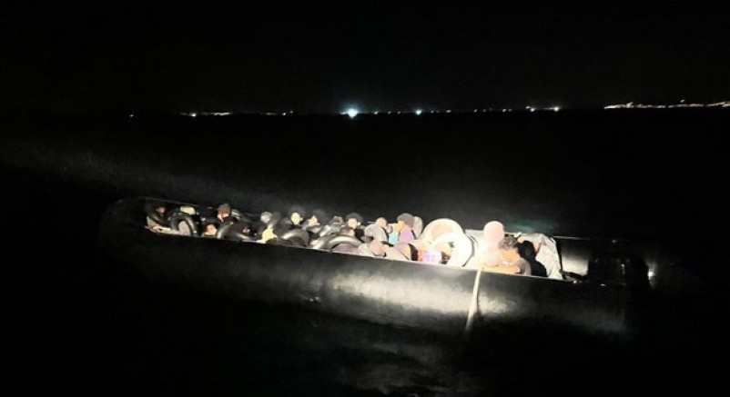 Aydın açıklarında 38 düzensiz göçmen yakalandı