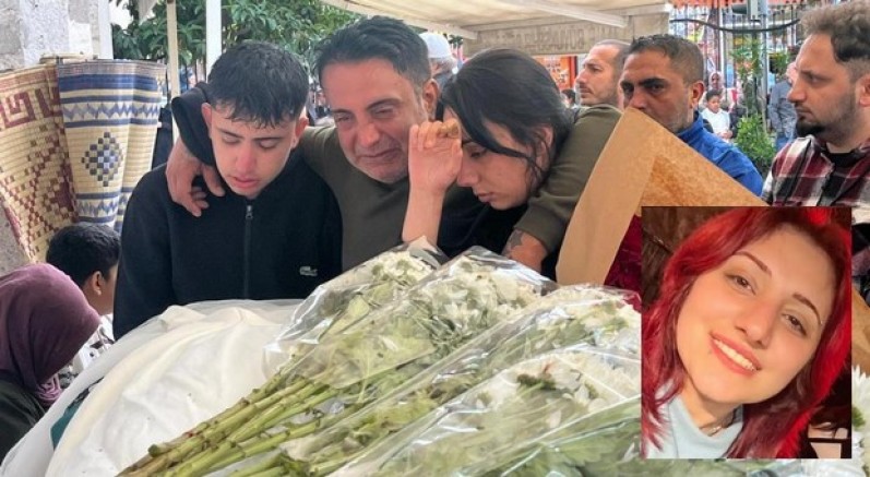 Babanın tabuttaki evladına son bakışı