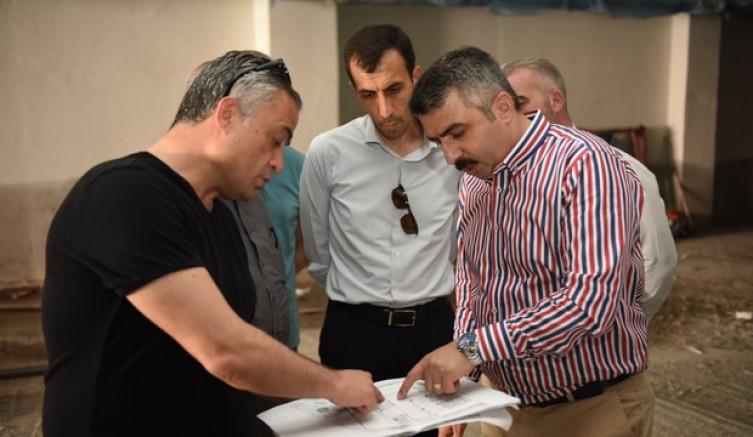 Bağlaraltı pazar alanında son rötuşler