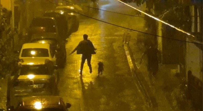 Bartın'da vatandaşların fırtınayla imtihanı