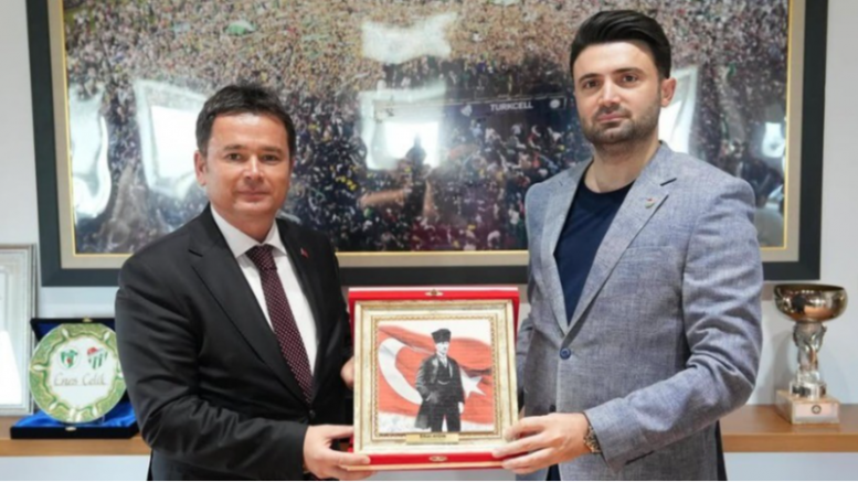Başkan Aydın'dan Bursaspor'a ziyaret