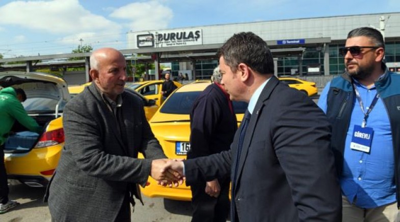 Başkan Aydın taksicilerle bir araya geldi, sorunları dinledi