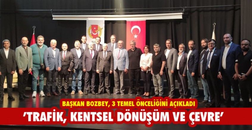 Başkan Bozbey'den 3 temel öncelik