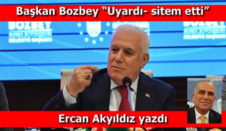Başkan Bozbey “Uyardı- sitem etti”