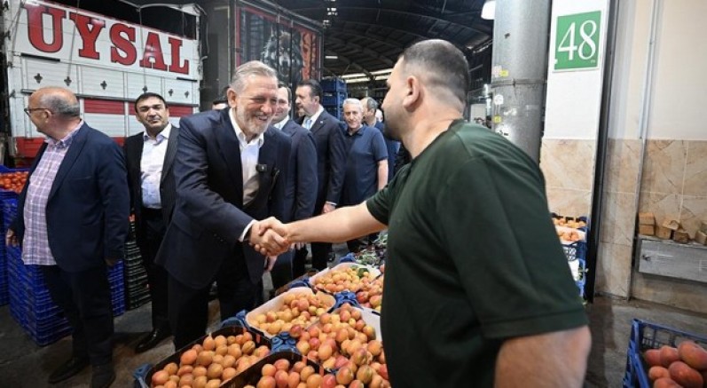 Başkan Burkay’dan Bursa Kent Hali’ne ziyaret