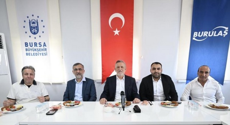 Başkan Burkay’dan terminalde önemli buluşma