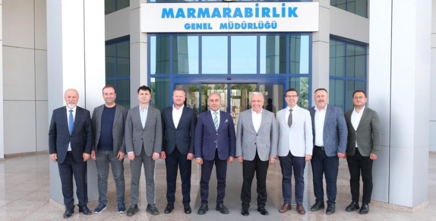 Başkan Şadi Özdemir’den Marmarabirlik’e hayırlı olsun ziyareti