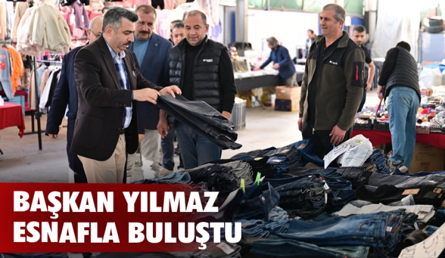 Başkan Yılmaz esnafla buluştu