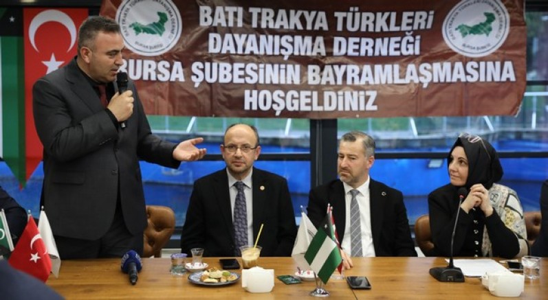 Batı Trakya Türkleri Bursa’da bayramlaştı