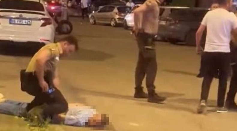 Bekçiye bıçakla saldıran şahıs etkisiz hale getirildi