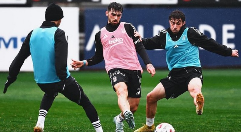 Beşiktaş, günü iki antrenmanla tamamladı