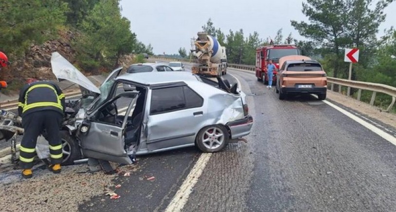Bilecik'te zincirleme kaza: 2 yaralı