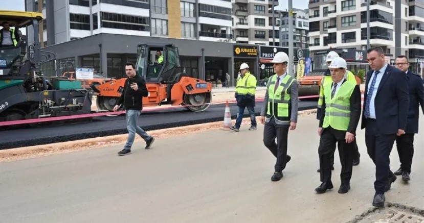 Bitince harika olacak; Bursa'ya örnek bir bulvar...