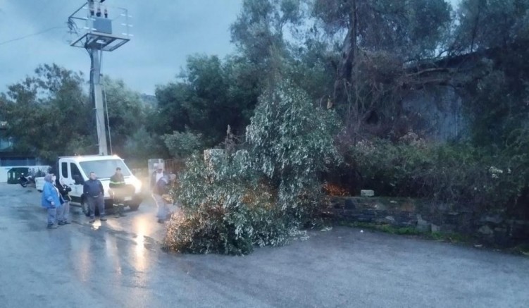 Bodrum’da fırtına