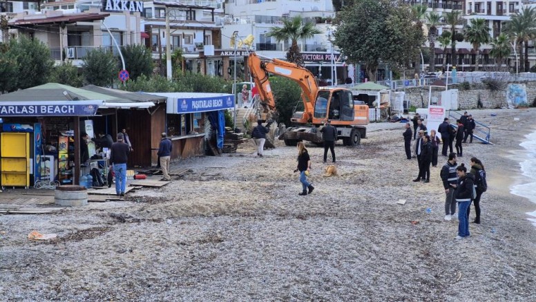 Bodrum’da yıkım başladı