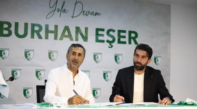 Bodrum FK, Burhan Eşer ile yola devam kararı aldı