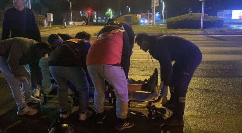 Bolu’da otomobil ile motosiklet çarpıştı: 1 yaralı
