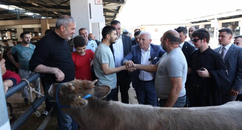 Bozbey'den Kurban Pazarı'na ziyaret