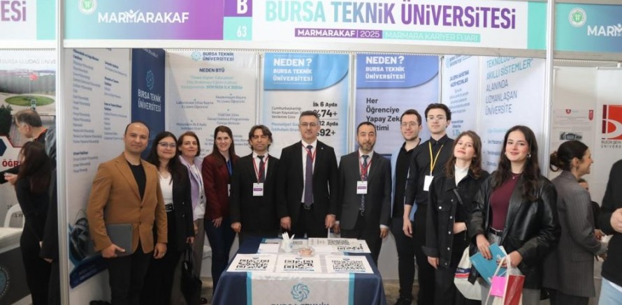 BTÜ Marmara Kariyer Fuarı'nda büyük ilgi gördü