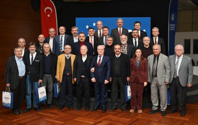 Bu toplantıda Bursa'nın güncel sorunları ve geleceğe yönelik vizyonu konuşuldu