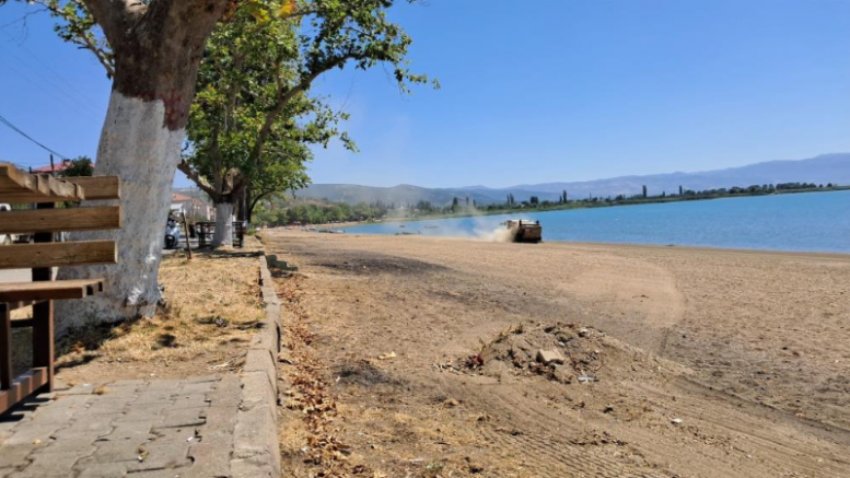 Bursa Boyalıca sahili yaza hazır hale geldi