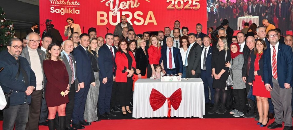 Bursa Büyükşehir ailesi yeni yıl için bir arada