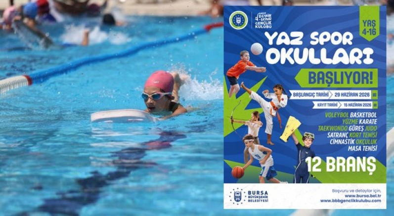 Bursa Büyükşehir'de yaz okulları başlıyor