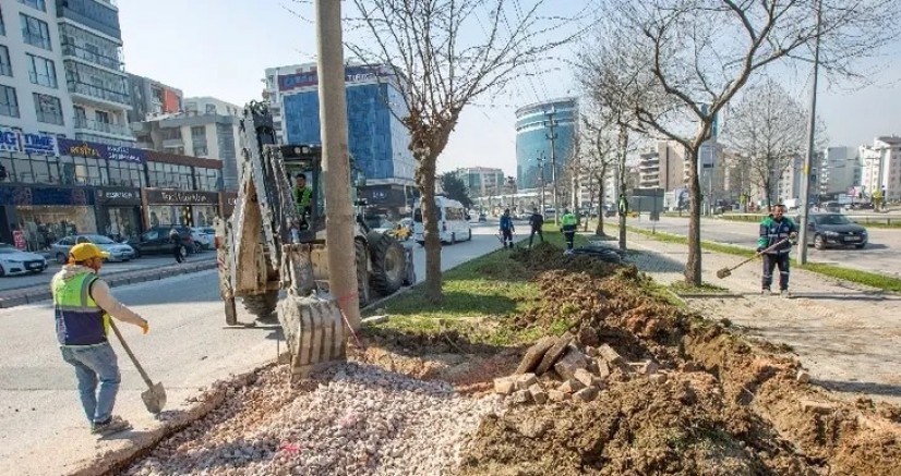 Bursa Büyükşehir’den Ata Bulvarı'na nefes aldıracak çalışma