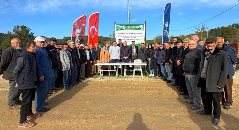 Bursa Büyükşehir'in kırsal kalkınma destekleri sürüyor