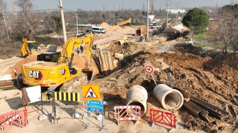 Bursa Çınarcık İçme Suyu Projesi'nde hummalı çalışma
