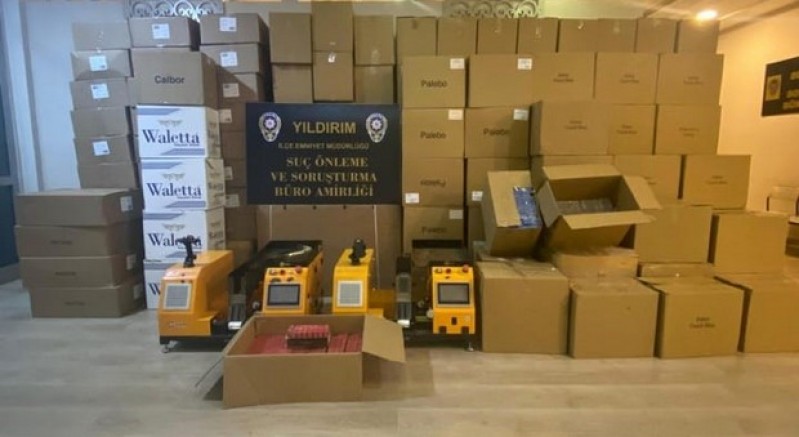 Bursa'da 460 kilo tütün ele geçirildi