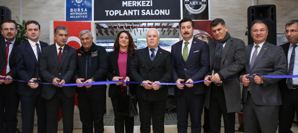Bursa'da AKOM resmen faaliyette...