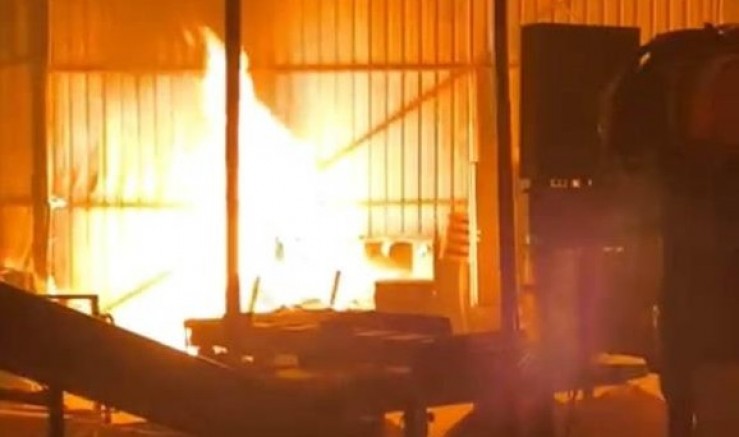 Bursa'da bir palet fabrikasında daha yangın