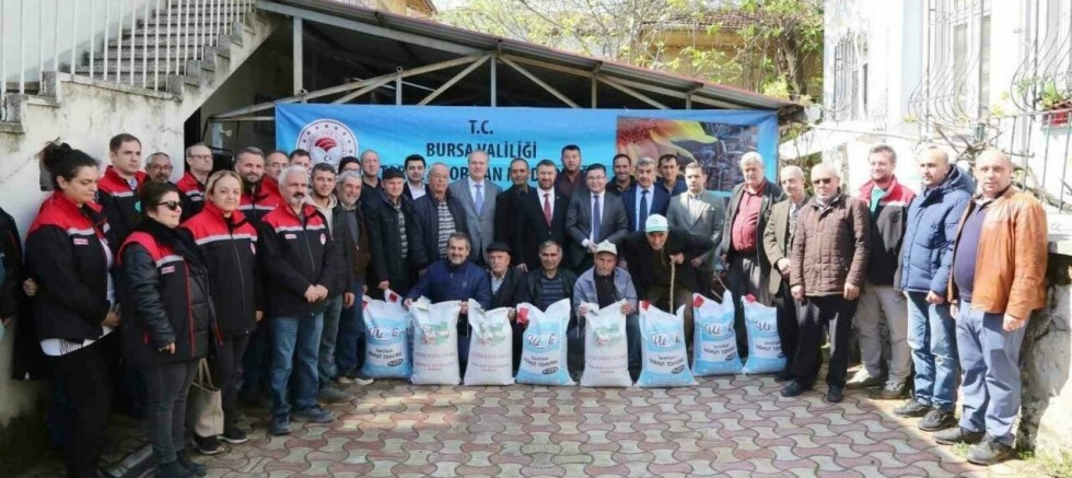 Bursa’da çiftçilere tohum desteği!
