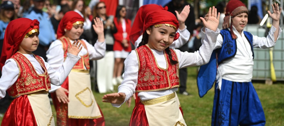 Bursa’da çocuklar 23 Nisan'da işte böyle mutluydu