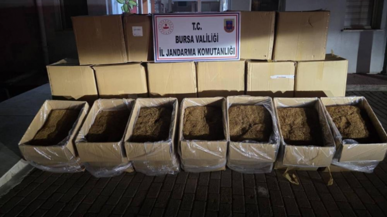 Bursa’da dev kaçak tütün operasyonu!