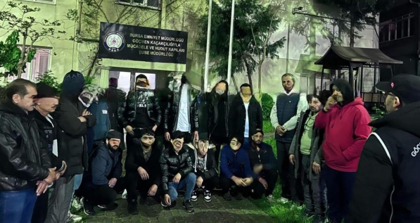 Bursa'da göçmen kaçakçılığı operasyonu